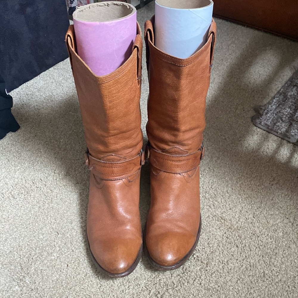 Frye leather boots size 8.5
